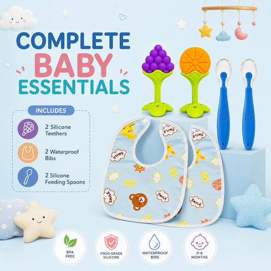 Baby Feeding Essentials Combo Pack for 0–6 Months