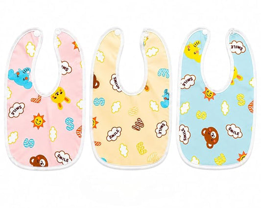 Waterproof Baby Bibs | Soft Reusable Feeding Bibs for Babies 0–24 Months